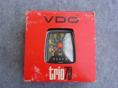 VDO Trio 70 Tachometer Ca.1980 24- 28 Inches New Orig. Packaging Mint A • $126.59