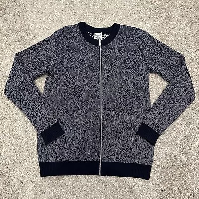 Garanteret Ren Uld SNS Herning Men's Medium Blue Merino Wool Fisherman’s Sweater • $89.99