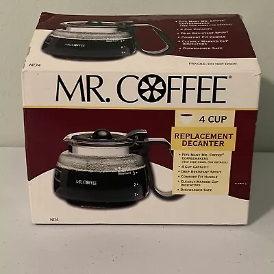 Mr. Coffee 4 Cup Glass Replacement Decanter Pot Model ND4 • $12