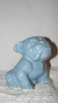 Vintage Blue Bulldog Flower Planter • $9.99