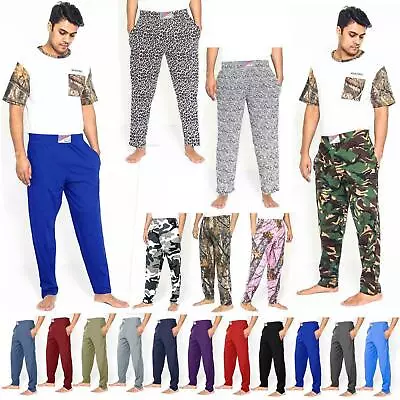 Mens Baggy Elasticated Gym Camouflage Bodybuilder Yoga Pants Cotton Trousers  • $11.35