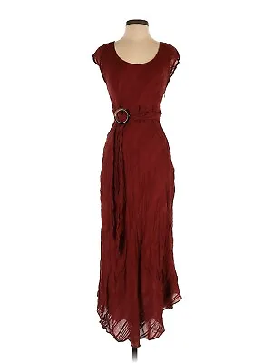 NWT Anthropologie Moulinette Soeurs Guinevere In Orange Rust Belted Maxi Dress 4 • $62