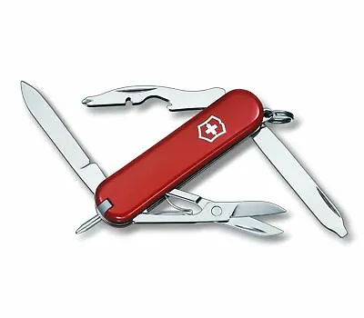 NEW In Box Victorinox Swiss Army 58mm Knife  RED MANAGER  0.6365 • $45