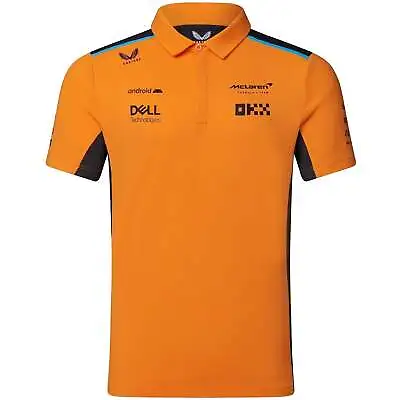 McLaren F1 Men's 2023 Team Replica Polo Shirt - Papaya • $59.99