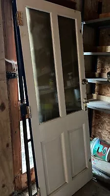 Solid Wood External Front Door Used • £75
