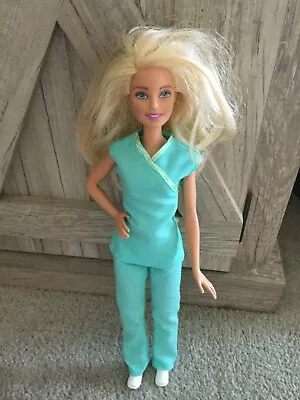 2016 Mattel Barbie Baby Doctor You Can Be Anything #DVG10 Barbie Doll Dressed Sh • $2.99