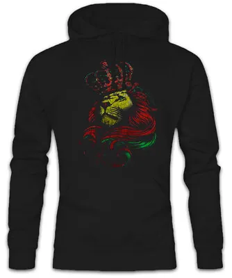 Rastafari Lion VI Hoodie Sweatshirt Rasta Jah Babylon Irie Reggae Jamaica Africa • £40.79