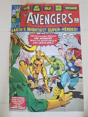 MARVEL LEGACY AVENGERS NO SURRENDER DOUBLE-SIDED PROMO POSTER 36 X 24 NEW UNUSED • $7.99