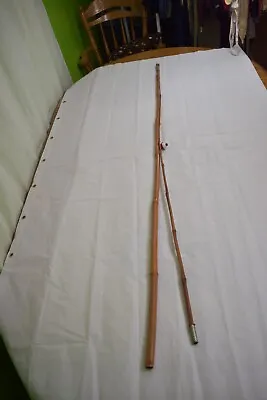 Vintage  Fishing Pole Split Cane Bamboo 9’ 2Pc. • $28