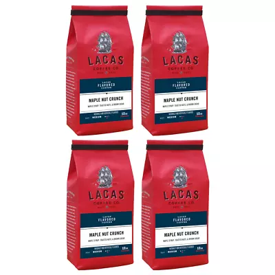 Lacas Coffee Company Maple Nut Crunch Medium Roast 4 Pack 12oz • $39.99