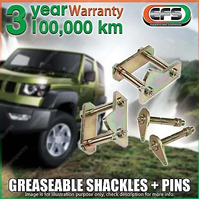 Rear EFS Shackles + Pins For Toyota Landcruiser FJ HJ 45 Series Troop Carrier • $117.75