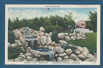 Pool Of Memories  Mona View Cemetery . Muskegon Heights Michigan • $4.79