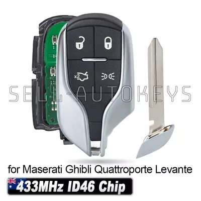 For Maserati Ghibli Quattroporte Levante 2012-2019 Complete Smart Remote Key Fob • $57.59
