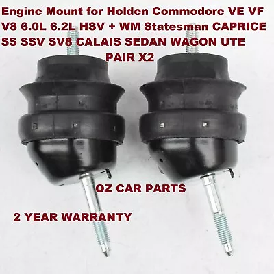Holden Commodore Statesman Ve Wm V8 L98 L76 Ls3 Ls2 6.0l Engine Mount Pair X2 • $79