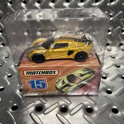 2008 Matchbox SUPERFAST 2008 Lotus Exige #15 Yellow D • $12.73