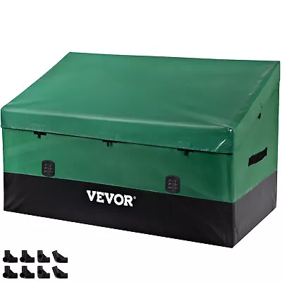 VEVOR 870 Litre Outdoor Storage Box Waterproof Garden Patio Deck Storage Chest • £49.19