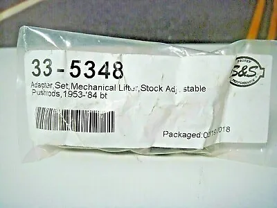  Adapter Set Harley BT For Adjustable Pushrods S&S 33-5348 Mechanical Lifter K9 • $50.04