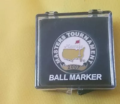$10.07 • Buy 2007 Masters Golf Ball Marker Zach Johnson New Mint PGA