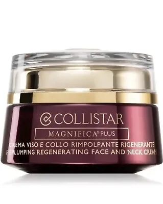 Collistar Replumping Regenerating Face And Neck Cream Anti Ageing 50ml Brand New • £18.99