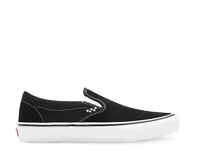 Vans Classic Slip On Pro (skate)  Black White Aust Seller • $129.99