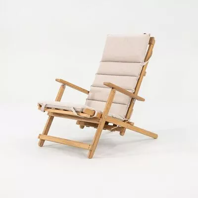 2022 Borge Mogensen Carl Hansen BM5568 Deck Lounge Chair Untreated Teak 4x Avail • $900