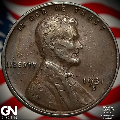 1931 S Lincoln Cent Wheat Penny Y0306 • $98