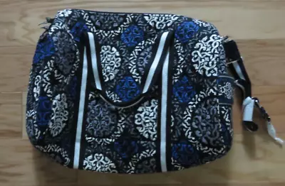 Vera Bradley Large Overnight Duffle Retired Canterberry Cobalt  20 Inches Zipper • $49