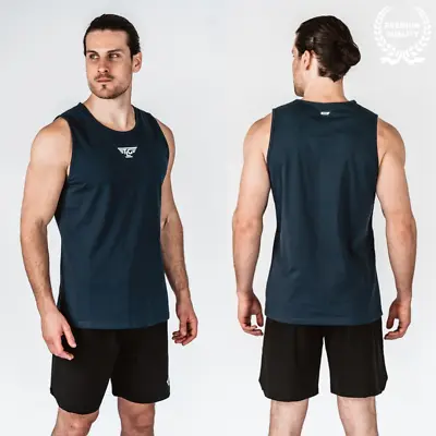 Tlgactive Muscle Tank Sleeveless Shirt Mens Gym Singlet Bodybuilding Training • $19.95