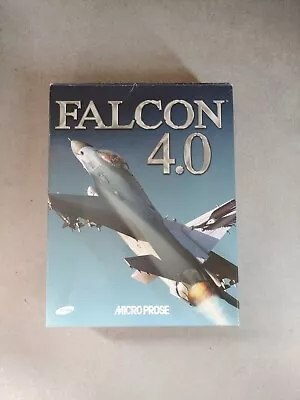 Falcon 4.0 Pc Cd-rom Big Box Flight Simulation - 1998 Micro Prose • £25