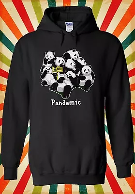 Pandamic Pandemic Animal Cute Panda Men Women Unisex Top Hoodie Sweatshirt 3257 • £17.95