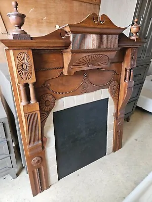 Fireplace Mantle / Mantel Surround  Ornate Decorative • $1500