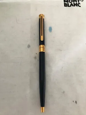 Montblanc Noblesse Dark Blue Lacquer Ballpoint Pen-VG Condition • $229