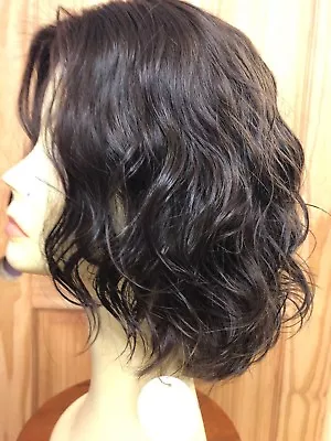 $990 • Buy Malky Sheitel 100% European Kosher  Human Hair Wig Med  Brown  Medium