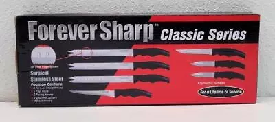 Forever Sharp Classic Series 12 Piece Knife Set Surgical Stainless Steel Knives • $29.99