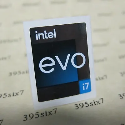 Intel Evo I7 Sticker 18mm X 23mm - 10 Pcs #202211301130 • $8.88