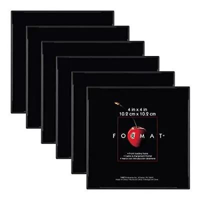MCS Format Picture Frames Gallery Wall Frames Black 4 X 4 6-Pack • $15.94