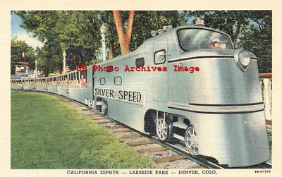 $14.99 • Buy CO, Denver, Colorado, Lakeside Park, California Zephyr Miniature Train