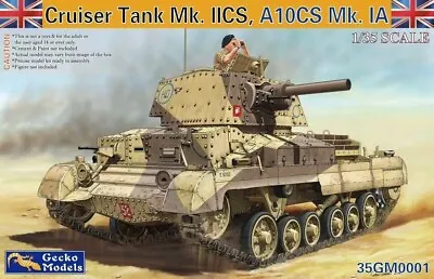 Gecko 35GM0001 Cruiser Tank A10 Mk.IA CS 1:35 Scale Model Tank • £47