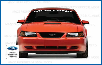1994 - 2004 Ford Mustang Front Windshield Banner Decal Sticker Graphic V6 GT M • $26.96