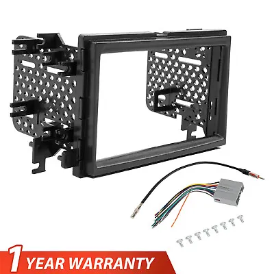 Car Radio Stereo Double Din Dash Kit W/ Harness For F250/F350/F450/F550 05-16 • $16.95