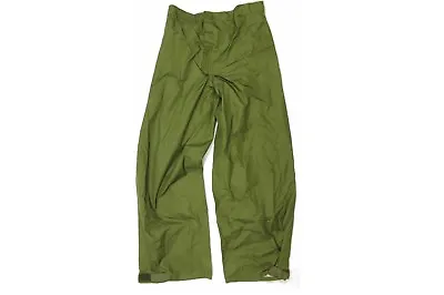 Danish Army Waterproof Over Trousers Rain Gear Wet Lightweight Pants Military • $23.81