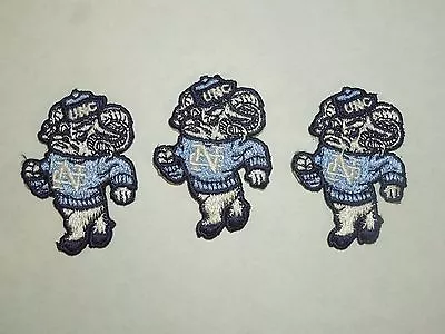 3 University Of North Carolina UNC Tar Heels Patch - Ram Mascot- Lot #8 • $13