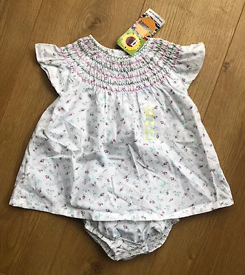 £8.95 • Buy Gymboree Dress & Pants Set Baby Girl 3-6 Months 100% Cotton Retro 70s 80s Style