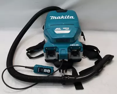 Makita DVC261 2x18V Li-Ion Cordless Backpack Vacuum Cleaner • £75