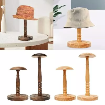 Vintage Style Hat Cap Display Holder Wooden Wig Storage Holders  Shop • $38.82