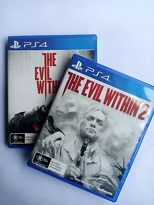 The EVIL WITHIN & Evil Within 2- Sony PlayStation 4 PS4 Bundle  • $31.99