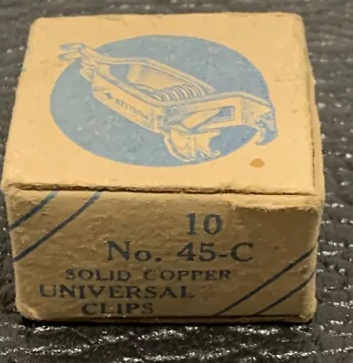 Vintage Mueller Electric Copper Universal Test Clips 45-C (Open Box) • $11.99