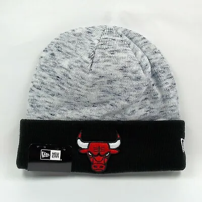 New Era Cap Men's NBA Chicago Bulls Chiller Tone Winter Knit Beanie Hat • £23