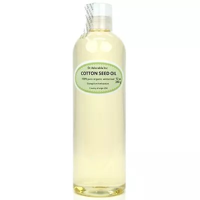12 Oz Premium Cotton Seed Oil Pure Cold Pressed Natural Ready To Use • $12.89