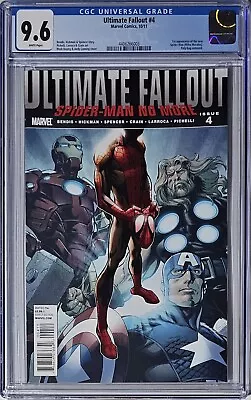 Ultimate Fallout #4 CGC 9.6 Marvel Comics 2011 1st Print 1st Mile Morales  • £462.01